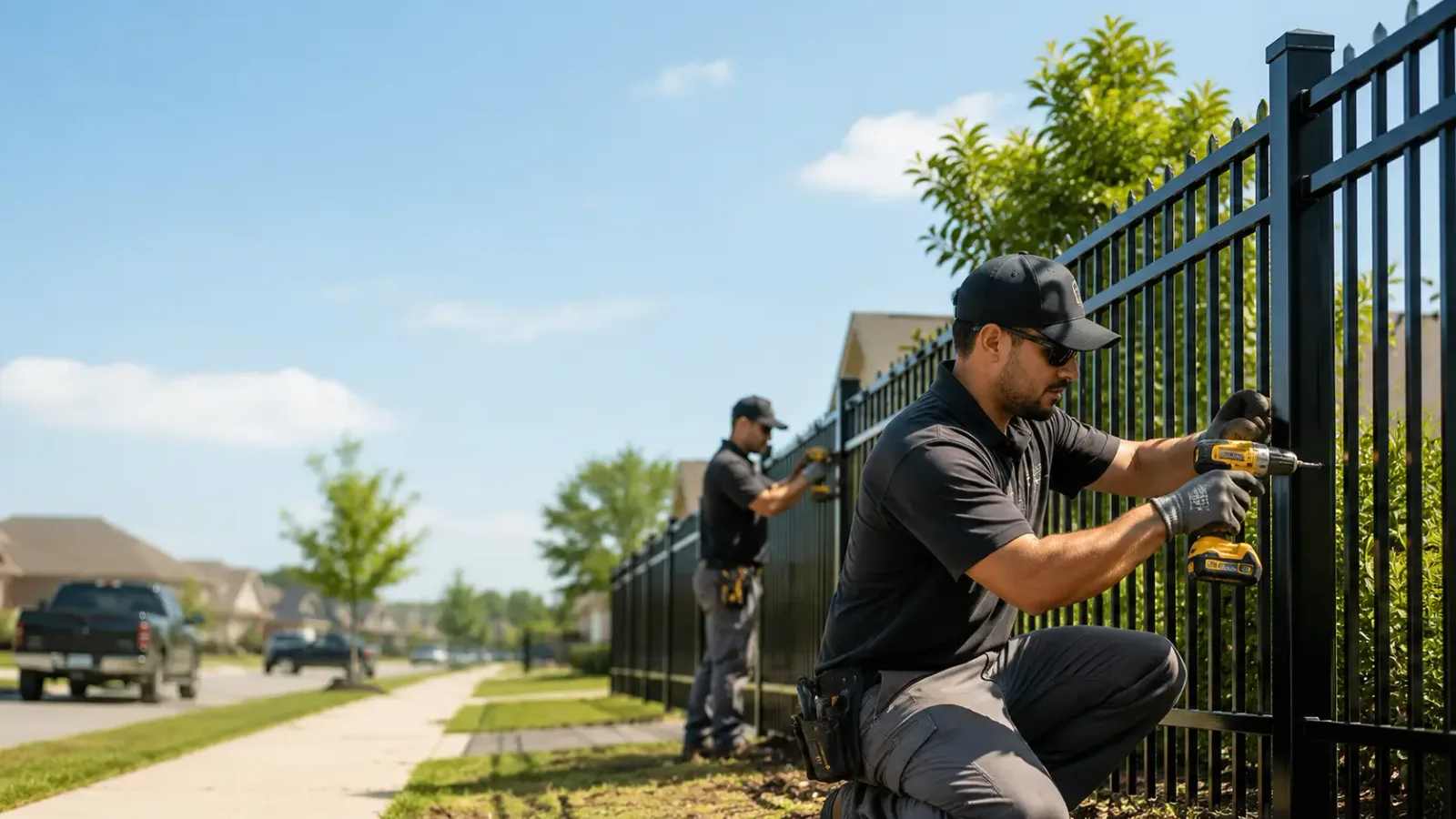 Metal Fence Installation in Lillian, TX